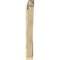 Ekena Millwork Traditional Arts & Crafts Rough Sawn Outlooker, Douglas Fir, 6"W x 38"D x 46"H OUT06X38X46TRA03RDF - alternate 4